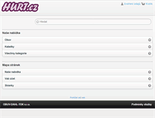 Tablet Screenshot of hurt.cz